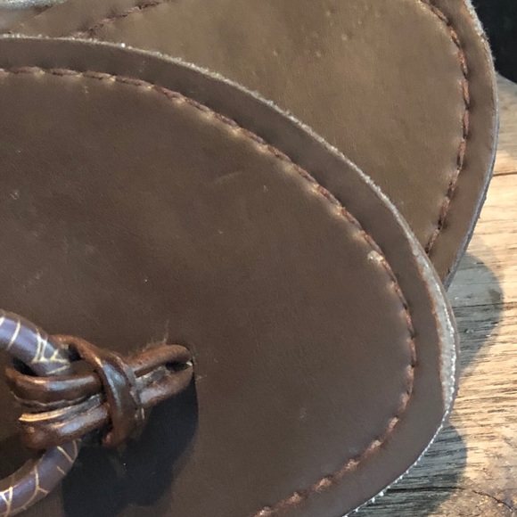 ❤️ MI X IT Multi-Color Braided Leather Sandals Size 8 - Picture 6 of 7